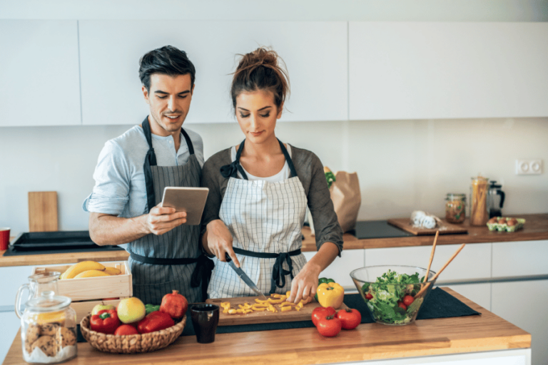 Keeping the Spark Alive 1 Couple cooking together