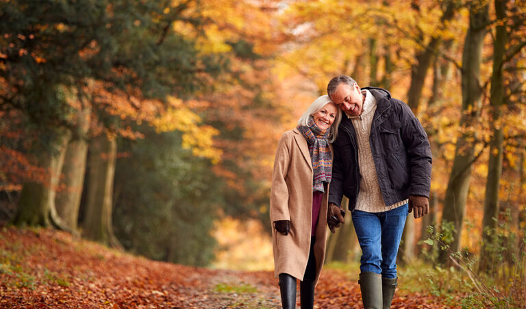 bigstock Loving Senior Couple Holding H 376198585