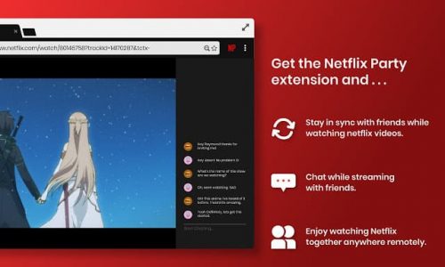 Netflix courtesy of Google Chrome